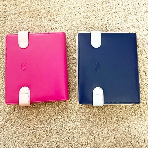 Creative Memories Pink Blue Picfolio Minutes Photo Album 4x6 Easel Baby Lot 2x - Picture 3 of 16